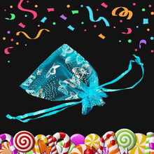 Organza Return Gift Bags Small Mesh Bags Drawstring Gift Bags Christmas Drawstring Organza Gift Bags, Wedding Party Festival Gift Bags, Jewellery Packing Pouch Dry Fruit Pouch 10×12 Cm (100 Pcs Set) - Super Bachat