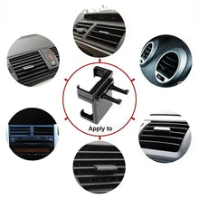 Smartphone Car Phone Holder Car Air Conditioning Vent Phone Holder, Holder Stand for Mobile Phone Cellphone GPS, Dashboard Bracket for Car (1 Pc) - Super Bachat