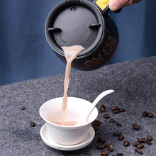 Self Stirring Mug With Lid used in all kinds of household and official places for serving drinks, coffee, any types of beverages etc. (1 Pc / 400 ML) - Super Bachat