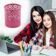 Pen Holder Office Desk Metal Mesh Pen Stand (1 Pc) - Super Bachat