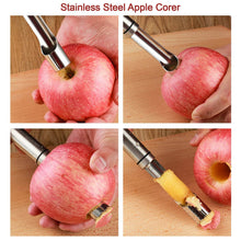 Fruit Core Stainless Steel Set, Core Remover for Apple and Pear, Kitchen Prep Tool Fruit Core Remover Tool with Soft Handle, Apple Corer Stainless Steel, Kitchen Gadget Dishwasher Safe - Super Bachat