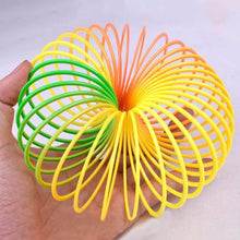 Rainbow Spring, Rainbow Spring Toys, Slinky, Slinky Spring Toy, Toy for Kids, for Kids Adults of All Age Group, for Birthdays, Compact and Portable Easy to Carry (1 Pc) - Super Bachat