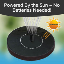 Fast Fountain by Pocket Hose - Solar-Powered - Instantly Adds a Water Feature Virtually Anywhere - 5 Spray Modes - No Installation or Batteries Required - Great for Bird Baths, Pools, Pond & More (1 Pc) - Super Bachat