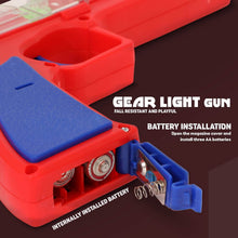 Plastic Gear Simulation Toy Gun for Kids, Pretend Play Gun Toys with 3D Flashing Lights and Exciting Music, Electric Laser Toy Guns with Rotating Gear Mechanism, Toy for Birthday Gift for Kids 3+ Years (Pack of 1) - Super Bachat
