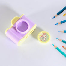 Camera Shape Pencil Sharpener | Simple Student Office Sharpener | Fashionable and Convenient, Lightweight Manual Sharpener for Kids Boys Girls Birthday Return Gifts (1 Pc) - Super Bachat