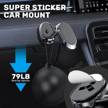 360 Degree Rotating Magnetic Car Phone Holder | Metal Folding Car Phone Holder | New Alloy Folding Magnetic Car Phone Holder (Pack of 1) - Super Bachat