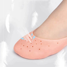 Anti-Crack Full Length Silicone Foot Protector Moisturizing Socks (1 Pair / Mix Size) - Super Bachat