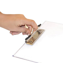 Transparent Premium Exam Pad with Centimeter Measuring Side for Students - Super Bachat