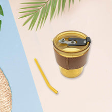 Glass Coffee Mug with Straw & Lid: Perfect for Home & Travel - Super Bachat