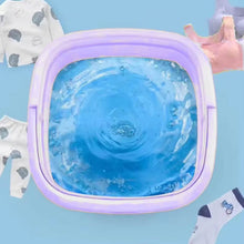 Folding Washing Machine, Mini Portable Washing Machine, Deep Cleaning, Mini Foldable Washing Machine, Suitable For Socks, Underwear, Baby Clothes & Other (1 Pc) - Super Bachat