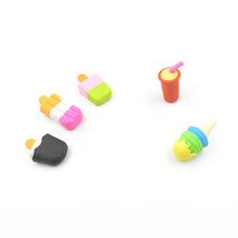 Mini Eraser Set for Kids (5 Pieces) - Fun Designs, Party Favors, School Prizes - Super Bachat