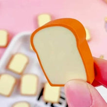 3D Toast Bread Shape Eraser for Kids, Cartoons Erasers Toast Bread Erasers Bread Shaped Eraser for Students, Gift, Cute Fun Food Erasers for School Classroom, Stationery for Boys & Girls (4 Pcs Set) - Super Bachat
