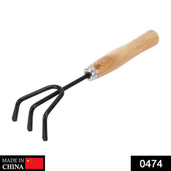 Hand Cultivator (Steel, Black) - Super Bachat