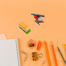 Vehicle Pattern Eraser School Stationery Use Eraser (4 Pc Set) - Super Bachat