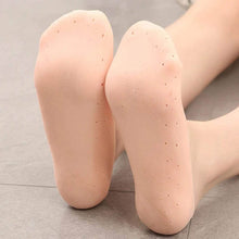 Anti-Crack Full Length Silicone Foot Protector Moisturizing Socks (1 Pair / Mix Size) - Super Bachat