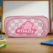 Pencil Pouch With Zipper (1 Pc / 2 Compartment ) - Super Bachat