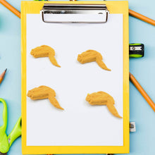 Cute Erasers, Pencil Eraser, Chicken Wings Chicken Legs Eraser Student School Supplies Gifts Chicken Rubber Drawing Small Eraser Office Accessory Fun Back to School Supplies Gifts Party Favor for Kids Adults Students (8 Pcs Set) - Super Bachat