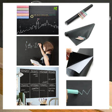 Blackboard Erasable Wall Sticker Chalkboard Sticker Removable Blackboard Wall Stickers Mural for Kids Room - Super Bachat