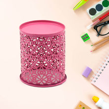 Pen Holder Office Desk Metal Mesh Pen Stand (1 Pc) - Super Bachat