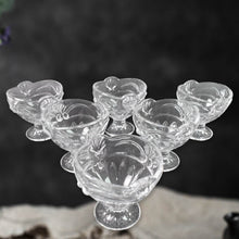 Glass Ice-Cream Cup Set, Home & Kitchen Serving or Dessert Cup (6 Pcs Set) - Super Bachat