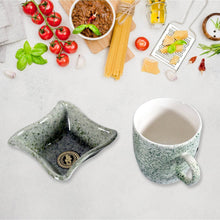 Ceramic Tea / cups / Mug Set Including Snacks / Serving Bowl Milk Cup, Coffee Cup, Tea Cup, Breakfast Cup, Drinking Mug or Outdoor for Household, Gift for Birthday, Wedding Party (4 Pcs set) - Super Bachat