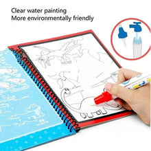 Magic Water Quick Dry Book Water Coloring Book Doodle with Magic Pen Painting Board - Super Bachat