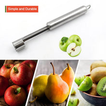 Fruit Core Stainless Steel Set, Core Remover for Apple and Pear, Kitchen Prep Tool Fruit Core Remover Tool with Soft Handle, Apple Corer Stainless Steel, Kitchen Gadget Dishwasher Safe - Super Bachat