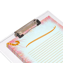 Transparent Premium Exam Pad with Centimeter Measuring Side for Students - Super Bachat
