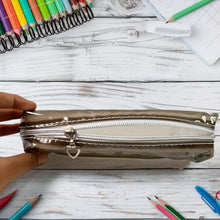 Plastic Transparent Pencil Pouch With Zipper (1 Pc) - Super Bachat