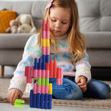 Bullet Blocks for Intelligent Kids Creative Bullets Shaped Building Blocks (Approx 88 Pcs) - Super Bachat