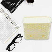 multipurpose Holder for Desk, Plastic Pen Pots Desk Organizers Pots Holder Stationary Supplies for Office, Home, School Non-slip Silicone Bottom - Super Bachat
