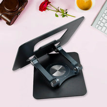 Aluminum Alloy 360°Rotating Bracket, Adjustable Laptop Stand, Portable Foldable Ergonomic Laptop Support - Super Bachat