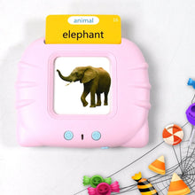 Preschool Learning Toys Flash Cards for Small Kids Educational Toys English Words Learning Machine for Kids with 224 Words, Birthday Gift for Kids Intelligent Electric Kids Language Card (1 Set) - Super Bachat