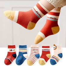 Socks Breathable Thickened Classic Simple Soft Skin Friendly For Kids - Super Bachat