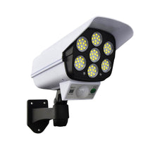 Solar Light Outdoor Motion Sensor Security Camera Shaped Dummy Wall Lamp (1 Pc) - Super Bachat