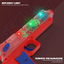 Plastic Gear Simulation Toy Gun for Kids, Pretend Play Gun Toys with 3D Flashing Lights and Exciting Music, Electric Laser Toy Guns with Rotating Gear Mechanism, Toy for Birthday Gift for Kids 3+ Years (Pack of 1) - Super Bachat