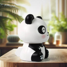 Car Decoration Solar Power Moving Head Panda Statue Creative (1 Pc) - Super Bachat