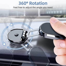 360 Degree Rotating Magnetic Car Phone Holder | Metal Folding Car Phone Holder | New Alloy Folding Magnetic Car Phone Holder (Pack of 1) - Super Bachat