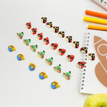 Fancy & Stylish Colorful Erasers, Mini Eraser Creative Cute Novelty Eraser for Children Different Designs Eraser Set for Return Gift, Birthday Party, School Prize (28 Pcs In 1 Packet) - Super Bachat