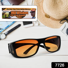 Protect Sunglasses | Clear Vision Glasses for Driving Car & Bike Riding Yellow/Black Glasses for Men and Women - Super Bachat