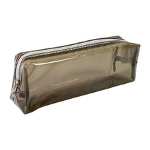 Plastic Transparent Pencil Pouch With Zipper (1 Pc) - Super Bachat