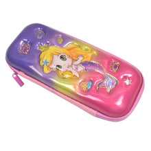 3D Cartoon Zipper Compass Box, Pencil Box (1 Pc) - Super Bachat