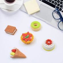 3D Fast Food Fancy & Stylish Colorful Erasers, Mini Eraser Creative Cute Novelty Eraser for Children Different Designs Eraser Set for Return Gift, Birthday Party, School Prize, Fast Food Set Eraser ( 5 pc Set ) - Super Bachat