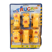 Vehicle Car Engineering Automobile Construction Car Toys Set for Children Kids Crane Excavator Road Roller Forklift Mixer Truck Transporter Truck Machine Construction Toys (6 Pcs Set) - Super Bachat