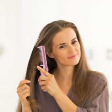 Rechargeable Mini Hair Straightener, Travel Portable USB Charging Cordless Hair Straightener Bursh, Three Temperature Adjustments Flat Iron Comb (1 Pc) - Super Bachat