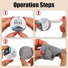 Portable Disposable Socks Outdoor Compression Travel Sock (1 pair) - Super Bachat