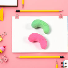 Cashew Nut Eraser Rubber Erasers (1 Pc / Mix Colour & Design) - Super Bachat