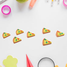3D Pizza Slices Kids Favourite Food Eraser, Pizza 7 slice eraser for kids Adults fast food lover Stationary Kit Fancy & Stylish Colorful Erasers, for Return Gift, Birthday Party, School Prize - Super Bachat