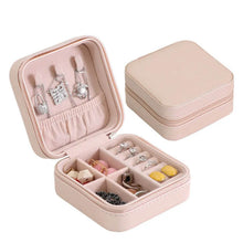 Mini PU Leather jewellery Box for Travel & Storage - Super Bachat