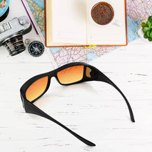 Protect Sunglasses | Clear Vision Glasses for Driving Car & Bike Riding Yellow/Black Glasses for Men and Women - Super Bachat